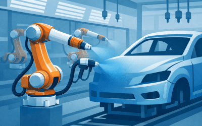 Paint shop robot covers: protective suits for precision spray in automotive environments
