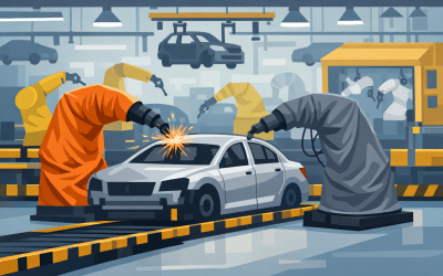 Robot covers for automotive manufacturing: protecting production lines