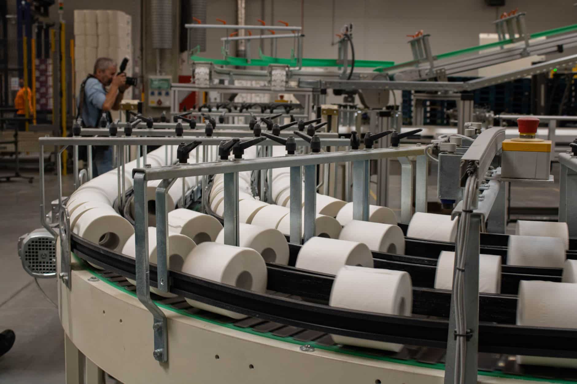 Industrial conveyor sections that a sectional cover must follow