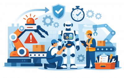 Arrêt production robot : comment limiter les risques d’interruption en maintenance préventive