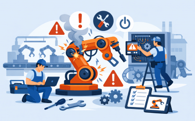Panne robot industriel : guide complet de maintenance et dépannage robotique pour éviter l’arrêt de production
