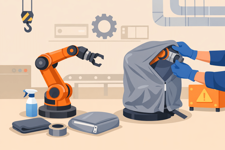 Installation d’une housse de protection pour robot industriel : guide complet