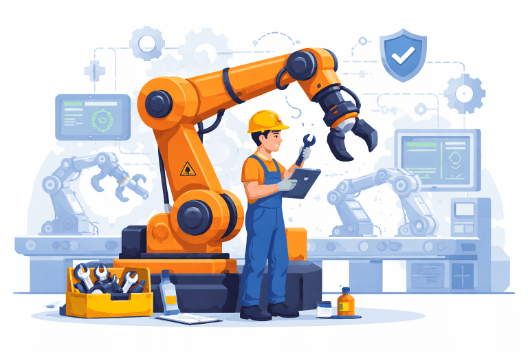 Maintenance robot industriel : garantir performance et longévité de vos équipements robotiques