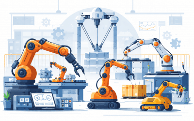 Mouvement robot industriel : comprendre les différents types de robots et leurs cinématiques pour mieux protéger votre robotique industrielle